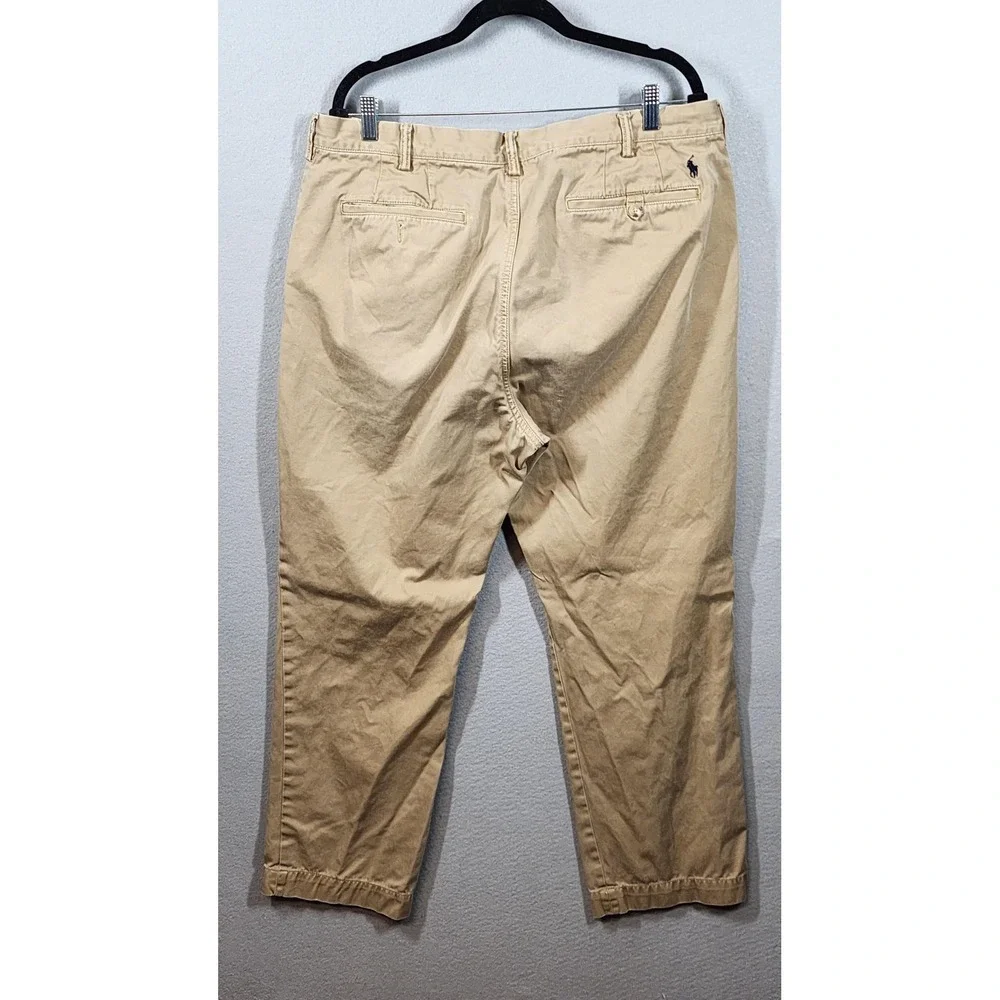 Polo Ralph Lauren Pants Mens 38x30 Khaki Classic Fit‎ Chinos Twill Casual Tan